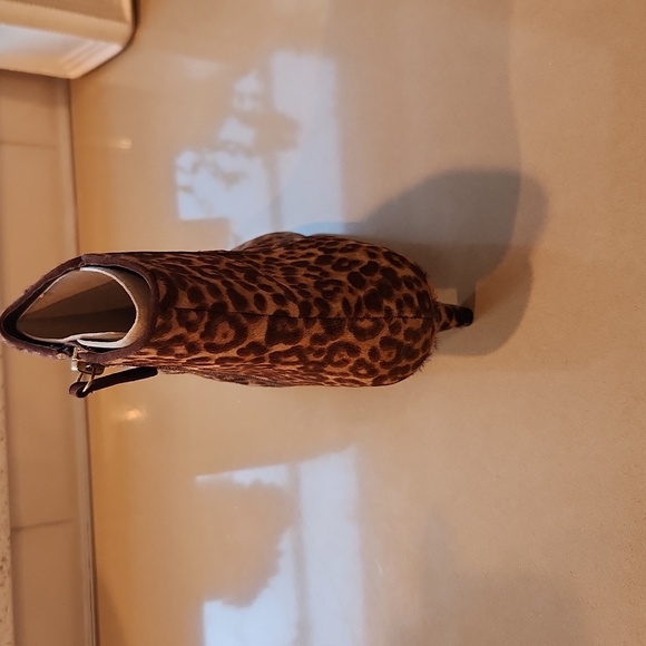 JCREW leopard  kitten heel boot sz 8 - Picture 4 of 11